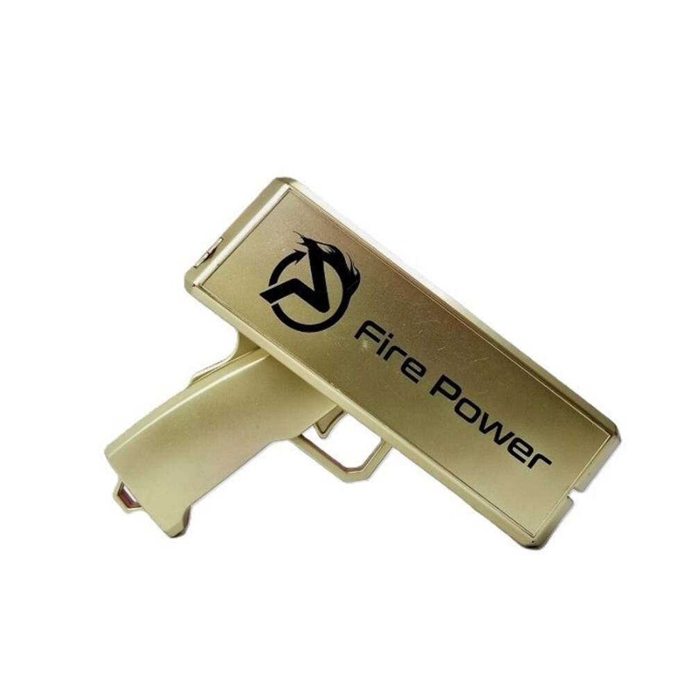 Unkenbo Fire Power Gold Money Machine Cash Bill Shooter Prop Gun Make It Rain